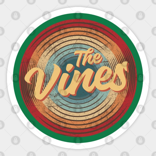 the vines vintage circle Sticker by musiconspiracy